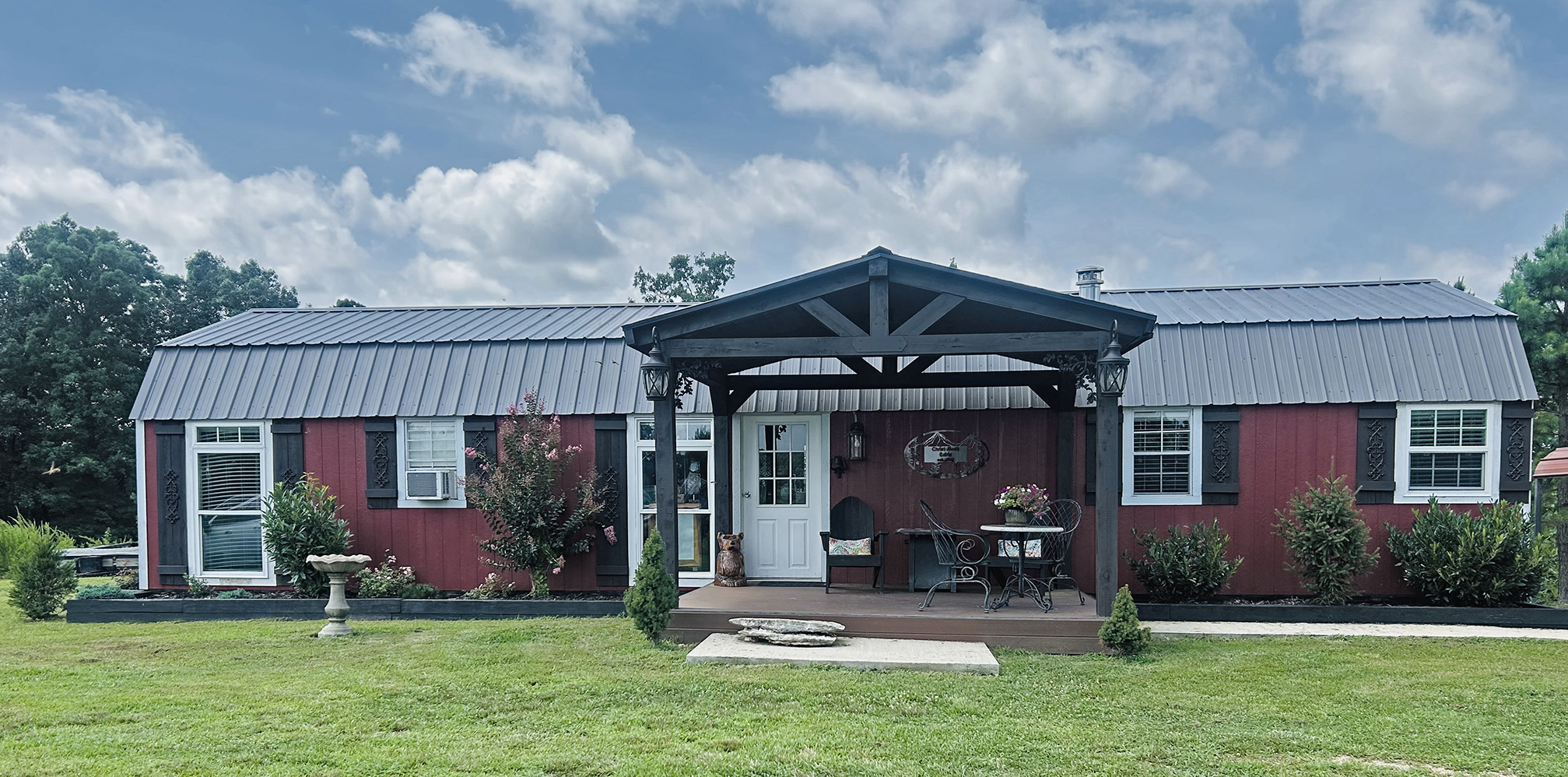 Cocos cabins front porch example